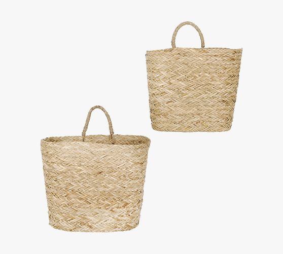 Handwoven Seagrass Baskets Pottery Barn