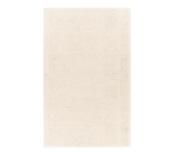 Ivory Wool Rug Pottery Barn
