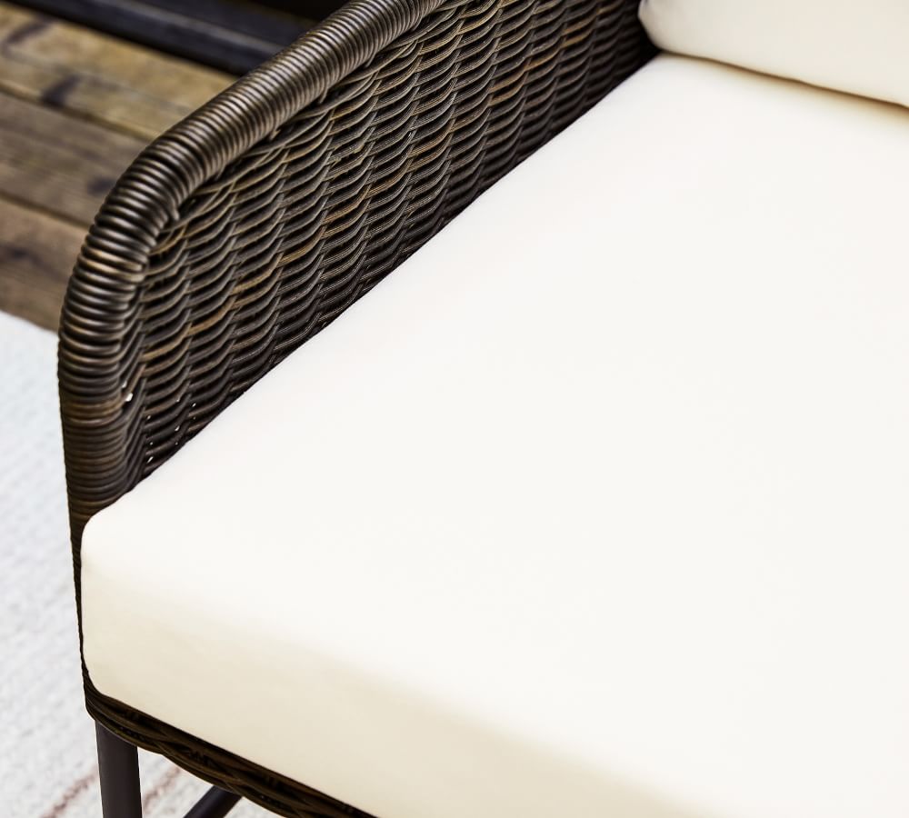 Tulum AllWeather Wicker 47" Patio Loveseat Pottery Barn