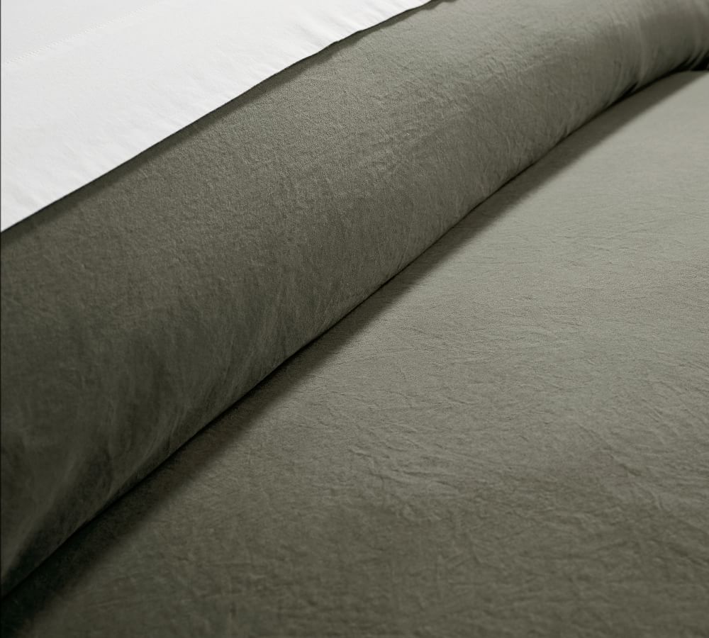 Dream Brushed Organic Cotton Duvet Cover Pottery Barn
