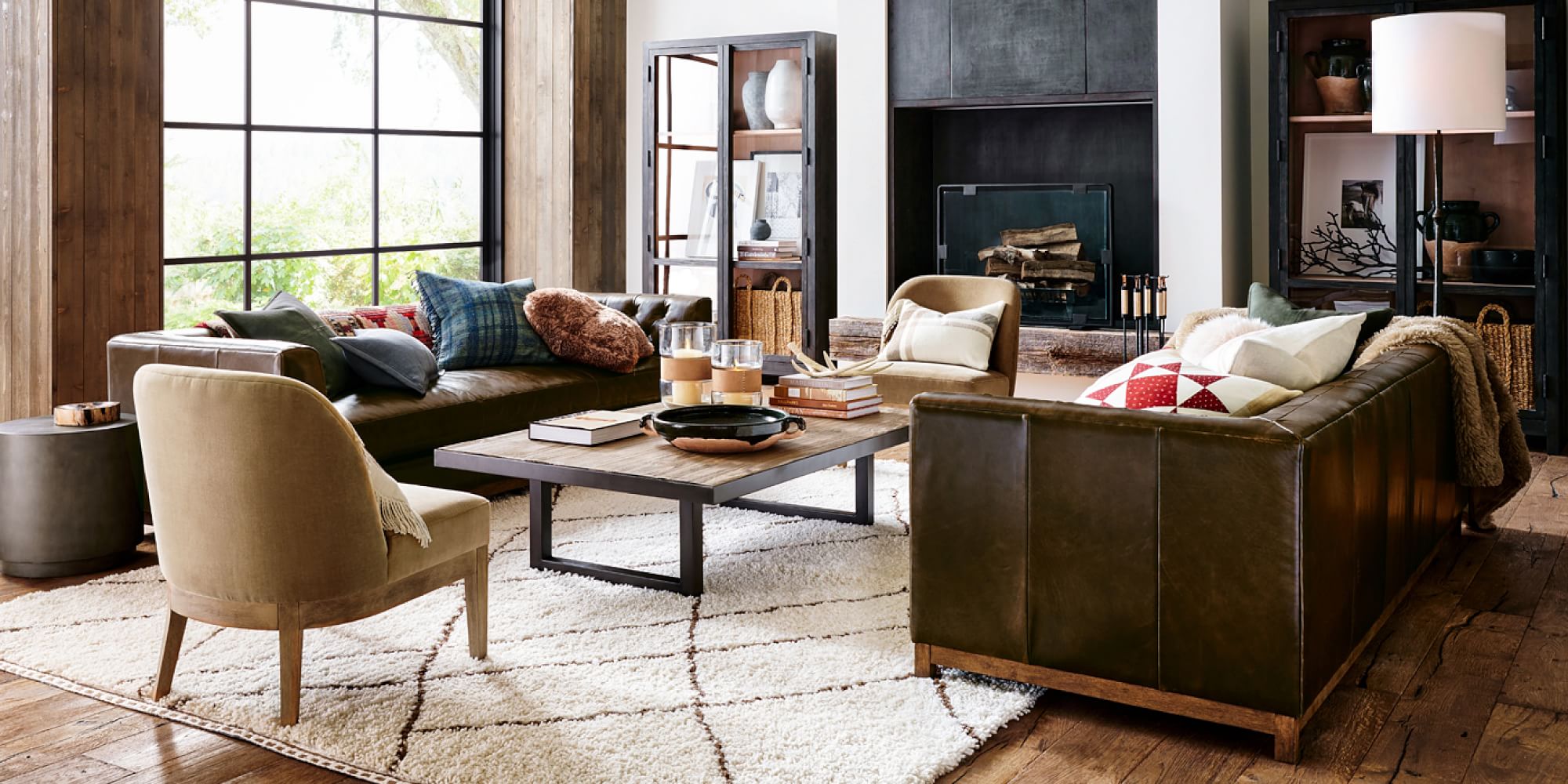 Henley Tufted Leather Sofa Pottery Barn