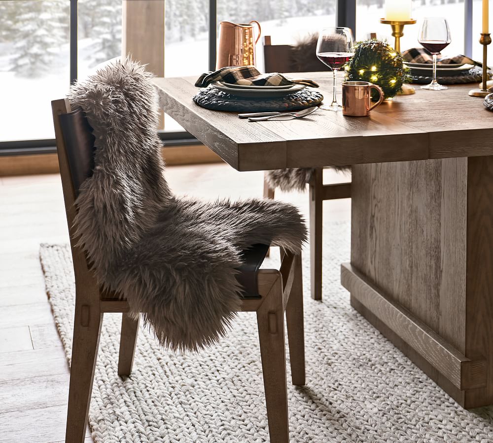 Luxe Faux Fur Hide Pottery Barn