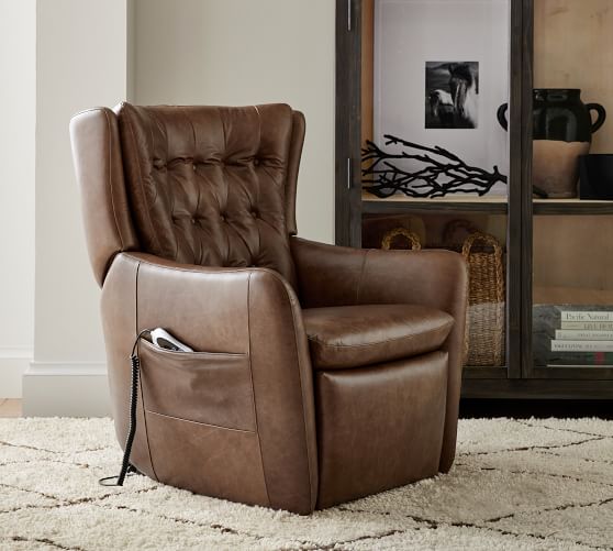 pottery barn wells recliner