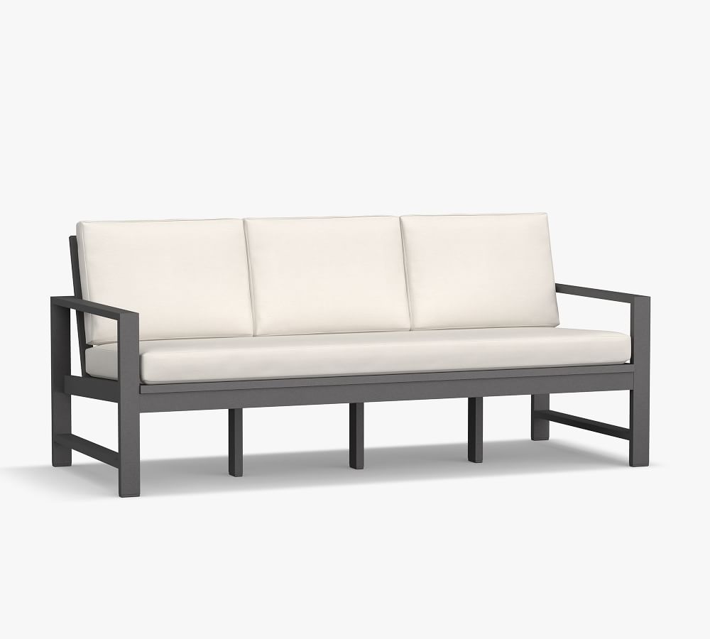 Indio Metal Outdoor Sofa Pottery Barn