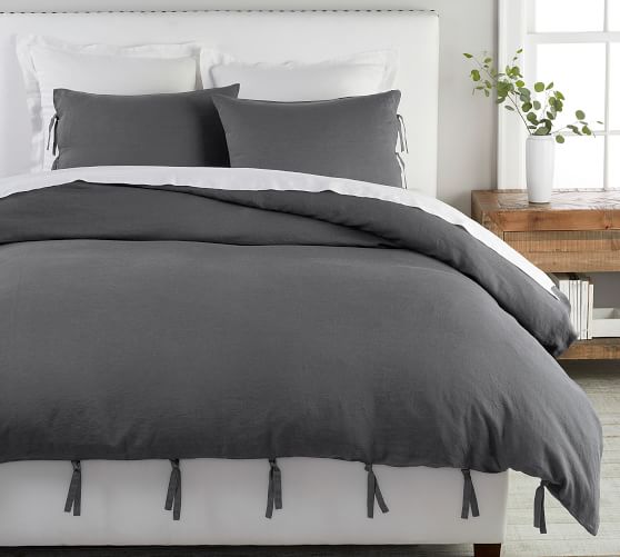 duvet cover with side ties