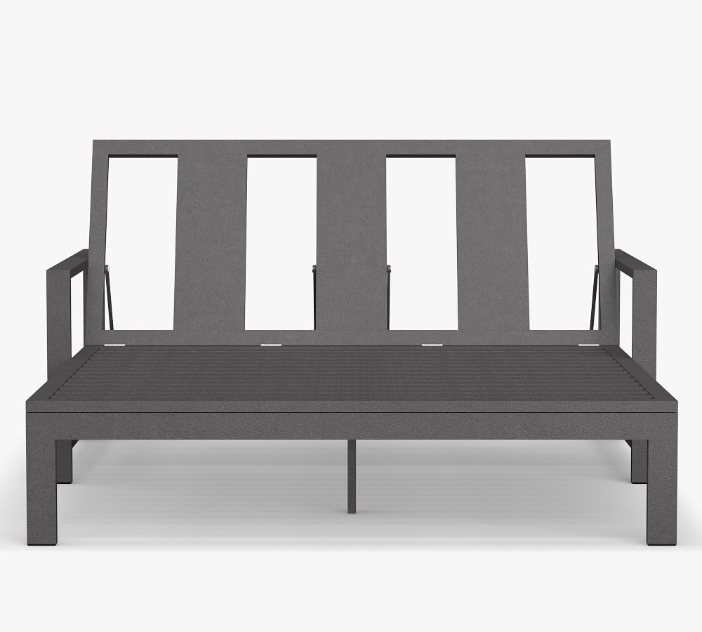 Indio Metal Double Chaise Lounge Pottery Barn