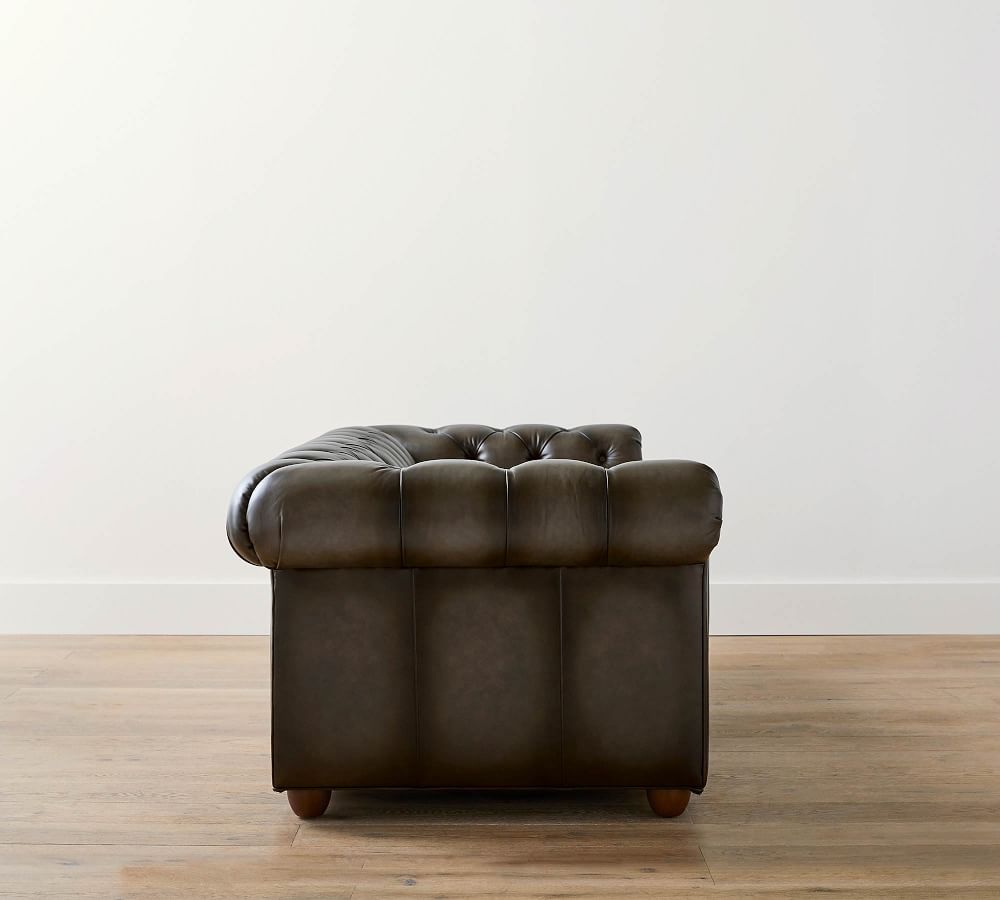 Chesterfield Leather Sofa Pottery Barn