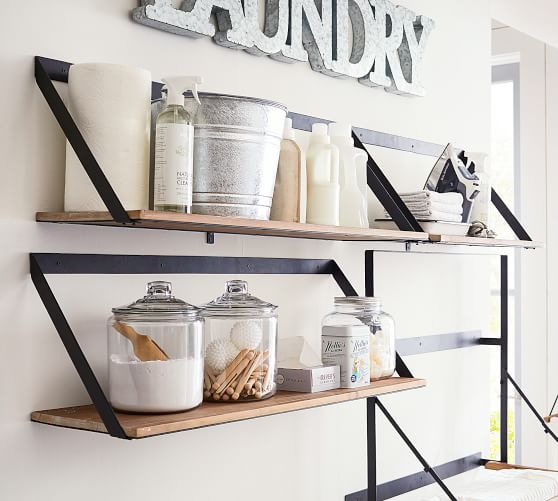 trenton ladder shelf with mirror