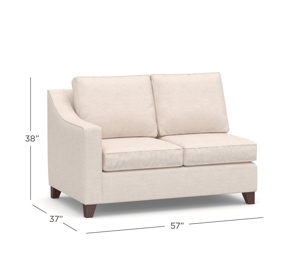 Build Your Own - Cameron Slope Arm Upholstered Sectional Components ...