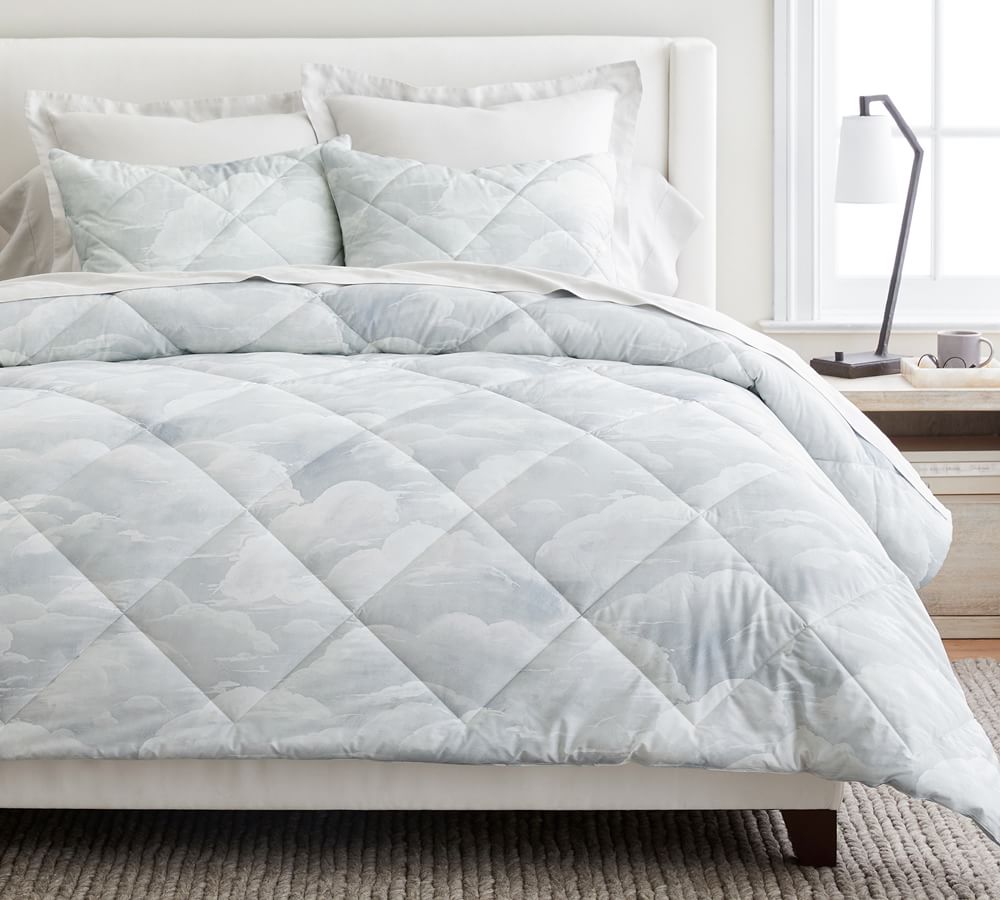 Cloud Percale Comforter Pottery Barn