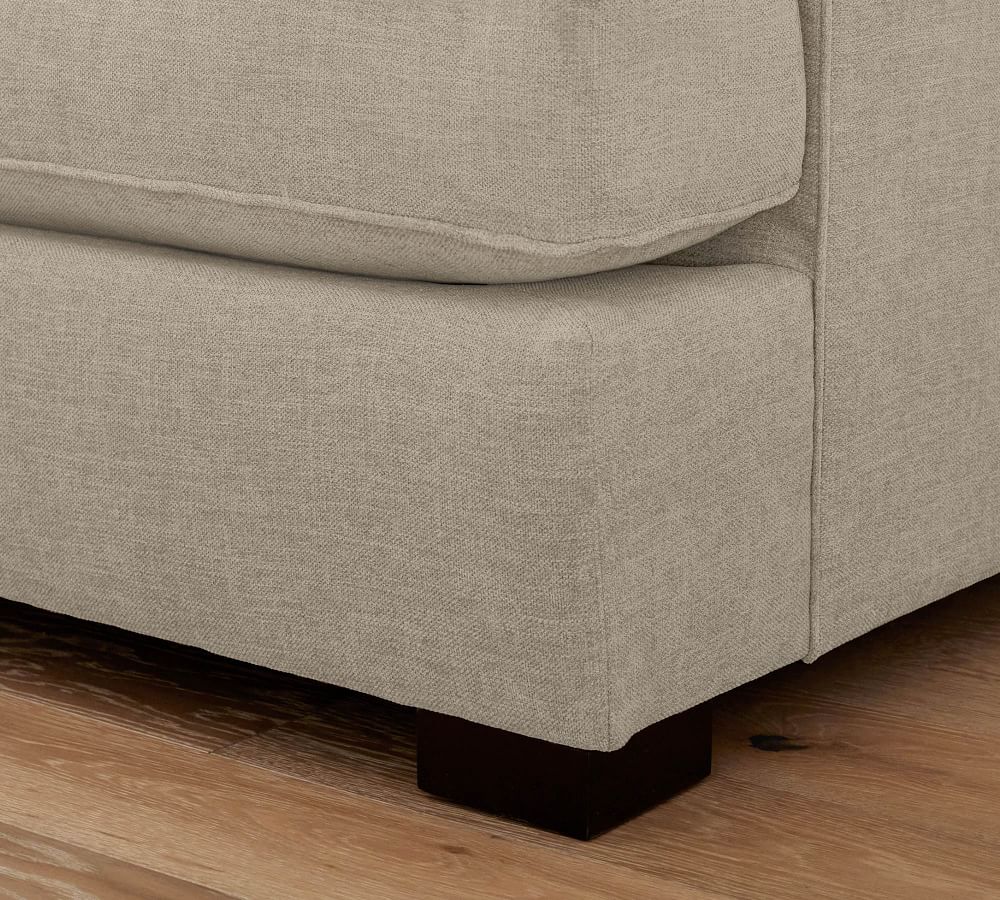 Townsend Square Arm Upholstered Armchair Pottery Barn