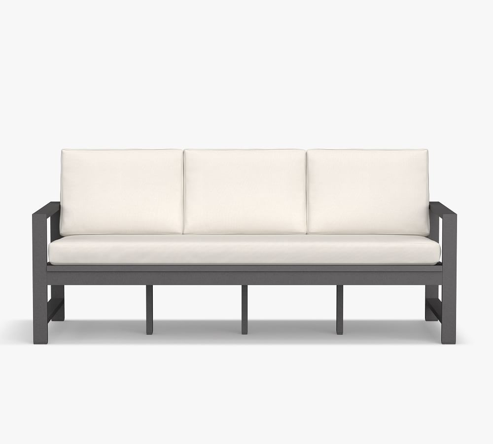 Indio Metal Outdoor Sofa Pottery Barn