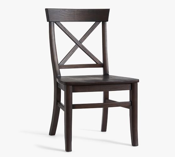 pottery barn dining chairs black