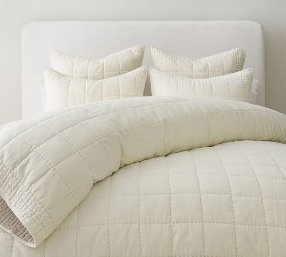 box stitched duvet