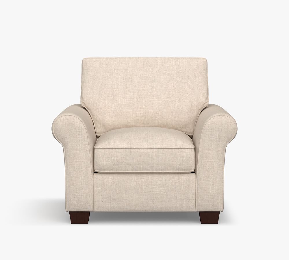 PB Comfort Roll Arm Upholstered Recliner Pottery Barn