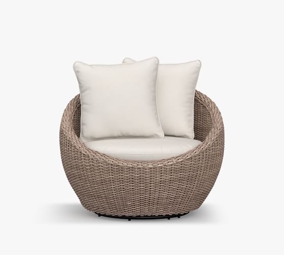 outdoor papasan swivel chair