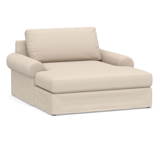 Single and Double Chaise Lounge Chair Pottery Barn