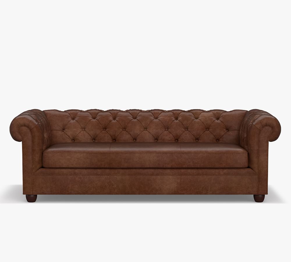 Chesterfield Leather Sofa Pottery Barn