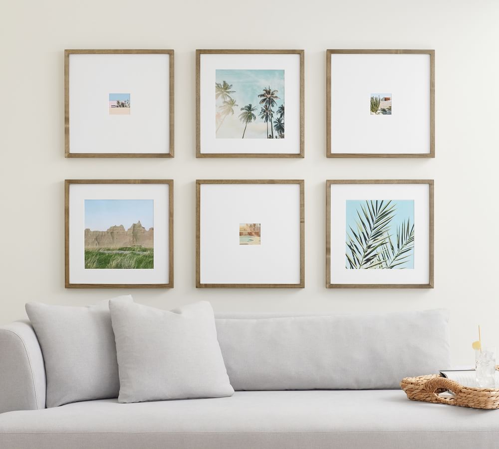 Multi-Mat Wood Gallery Frames | Pottery Barn