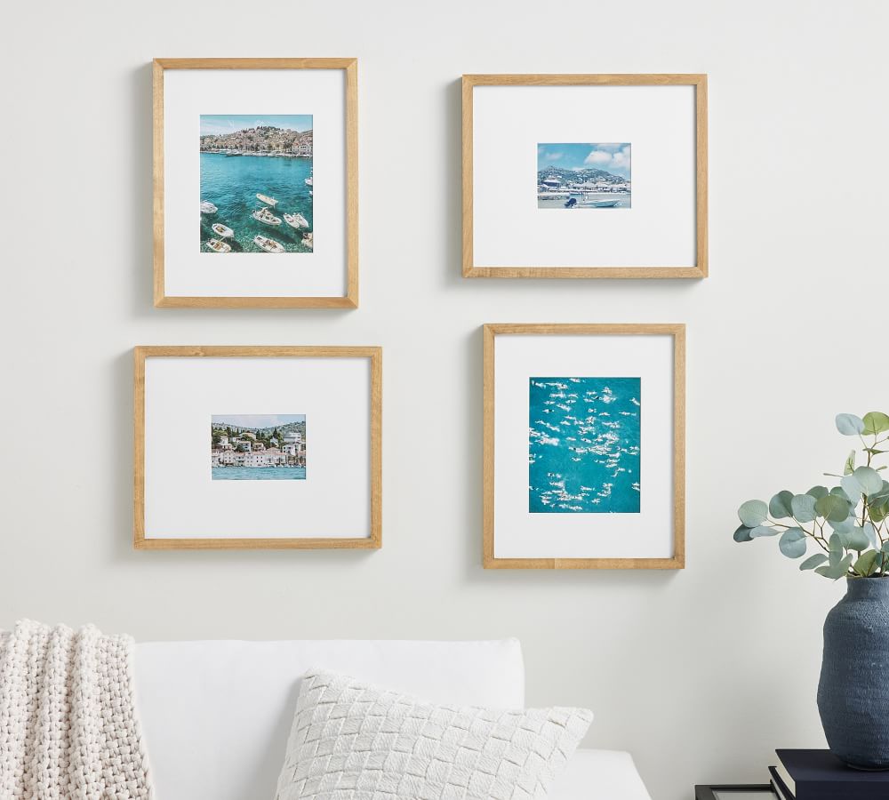 Multi-Mat Wood Gallery Tabletop Frames | Pottery Barn