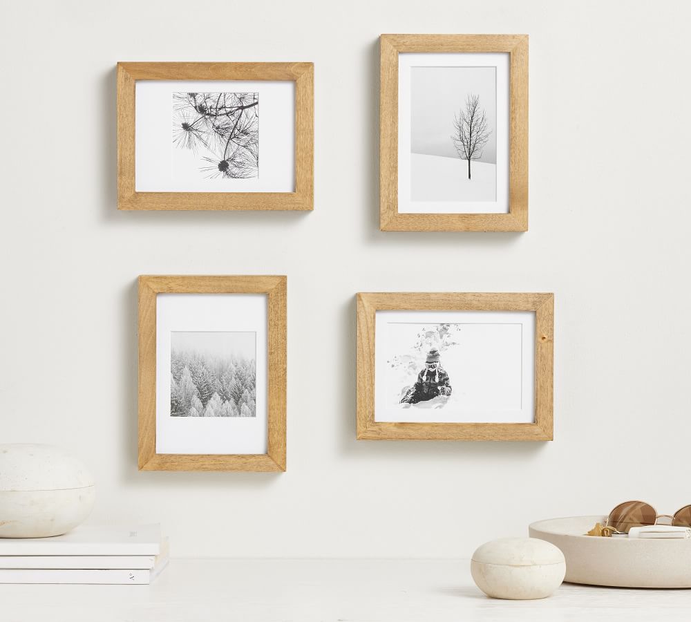 Multi-Mat Wood Gallery Tabletop Frames | Pottery Barn