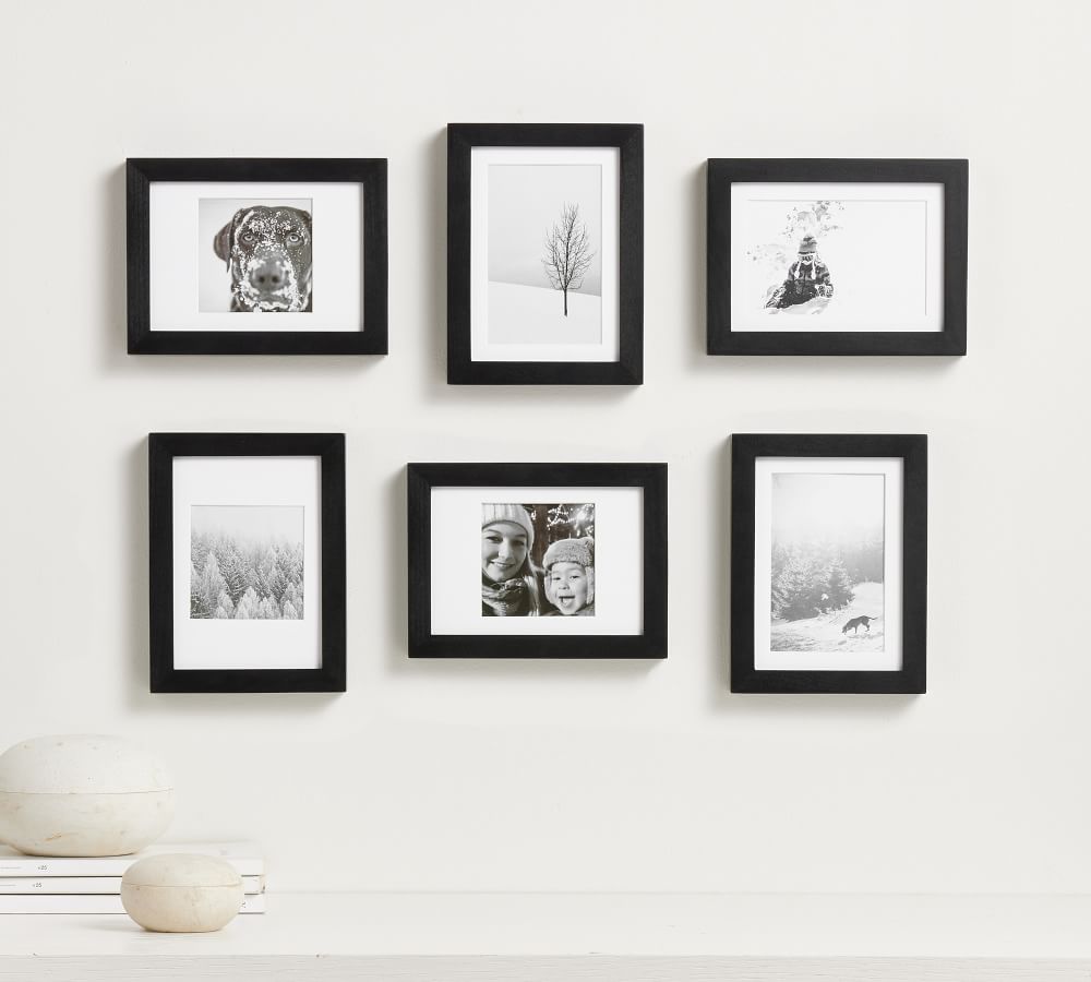 Multi-Mat Wood Gallery Tabletop Frames | Pottery Barn