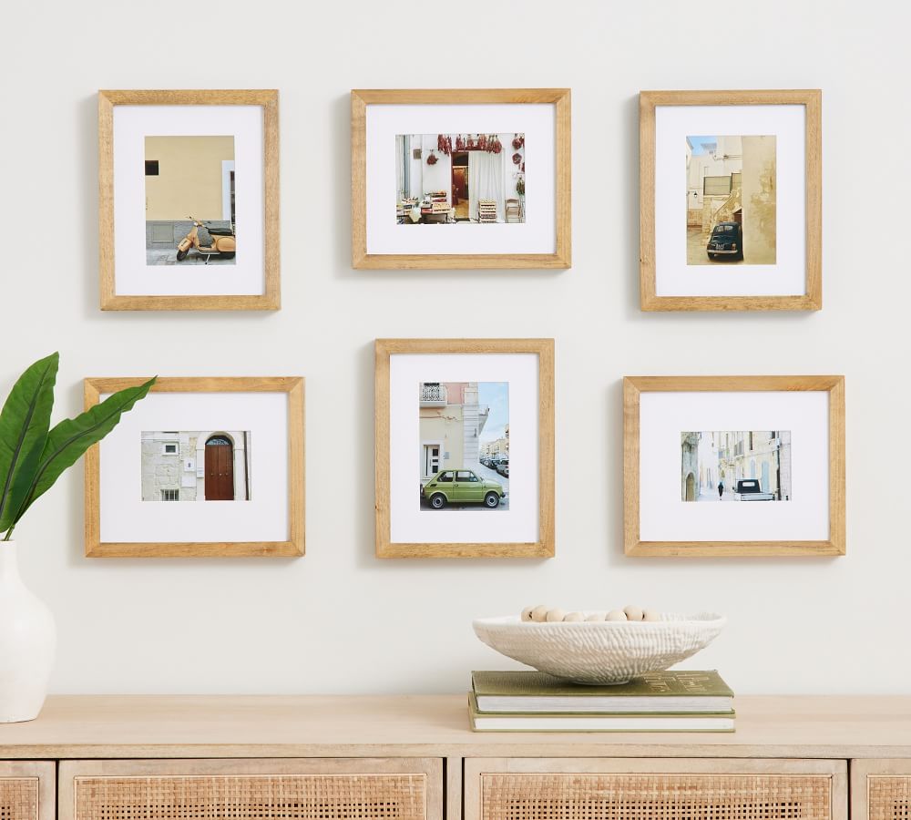 Multi-Mat Wood Gallery Tabletop Frames | Pottery Barn