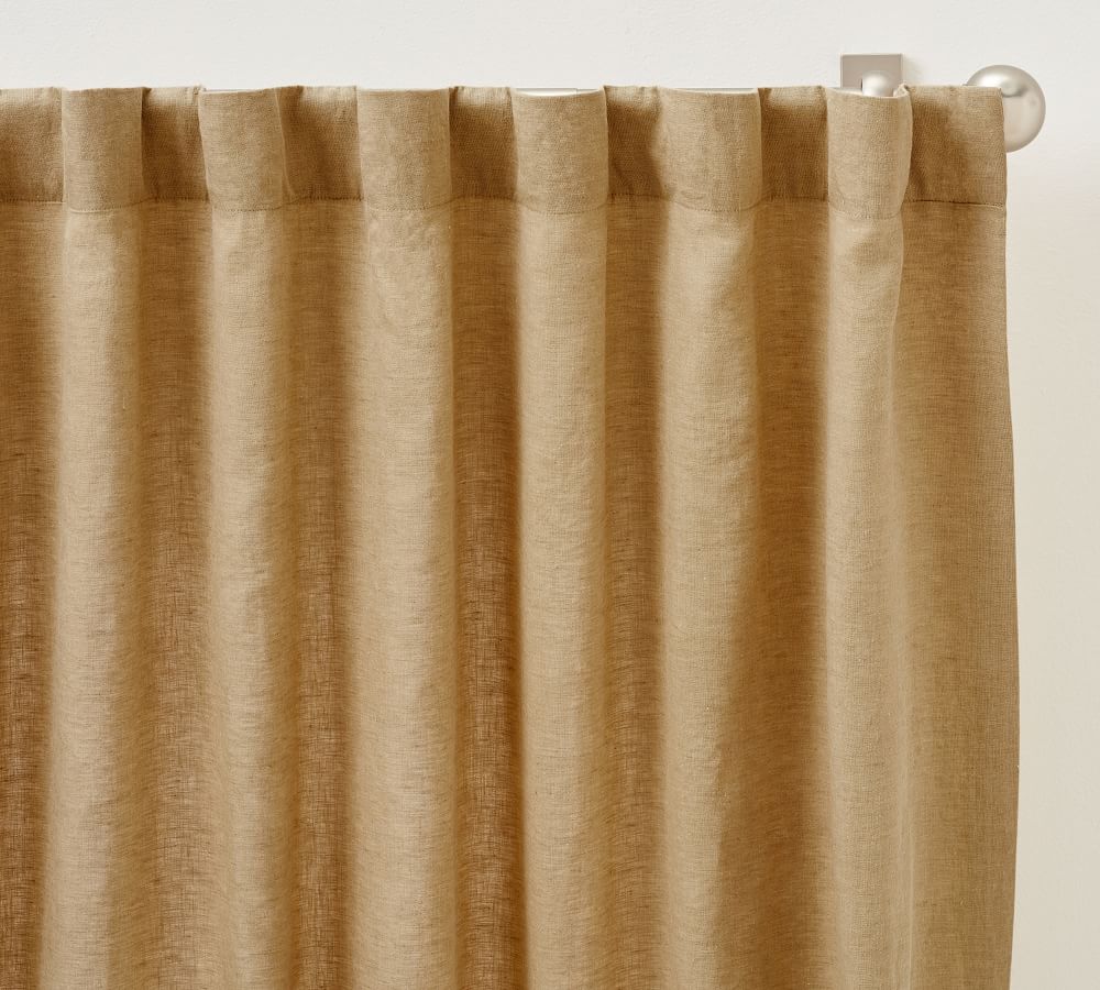 Belgian Flax Linen Curtain | Pottery Barn