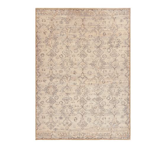 White Wool Rug Pottery Barn
