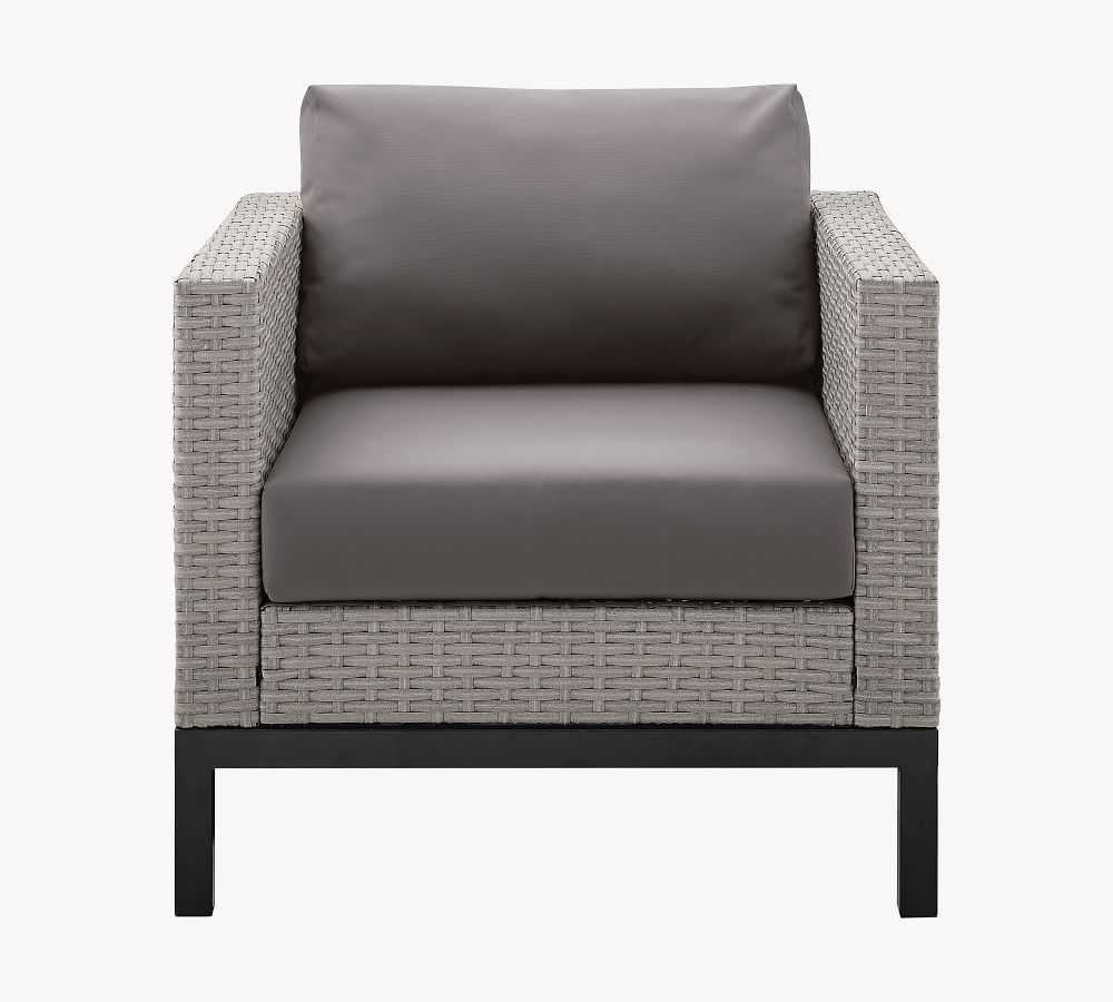 Portland AllWeather Wicker Rectangle Seating Set Pottery Barn