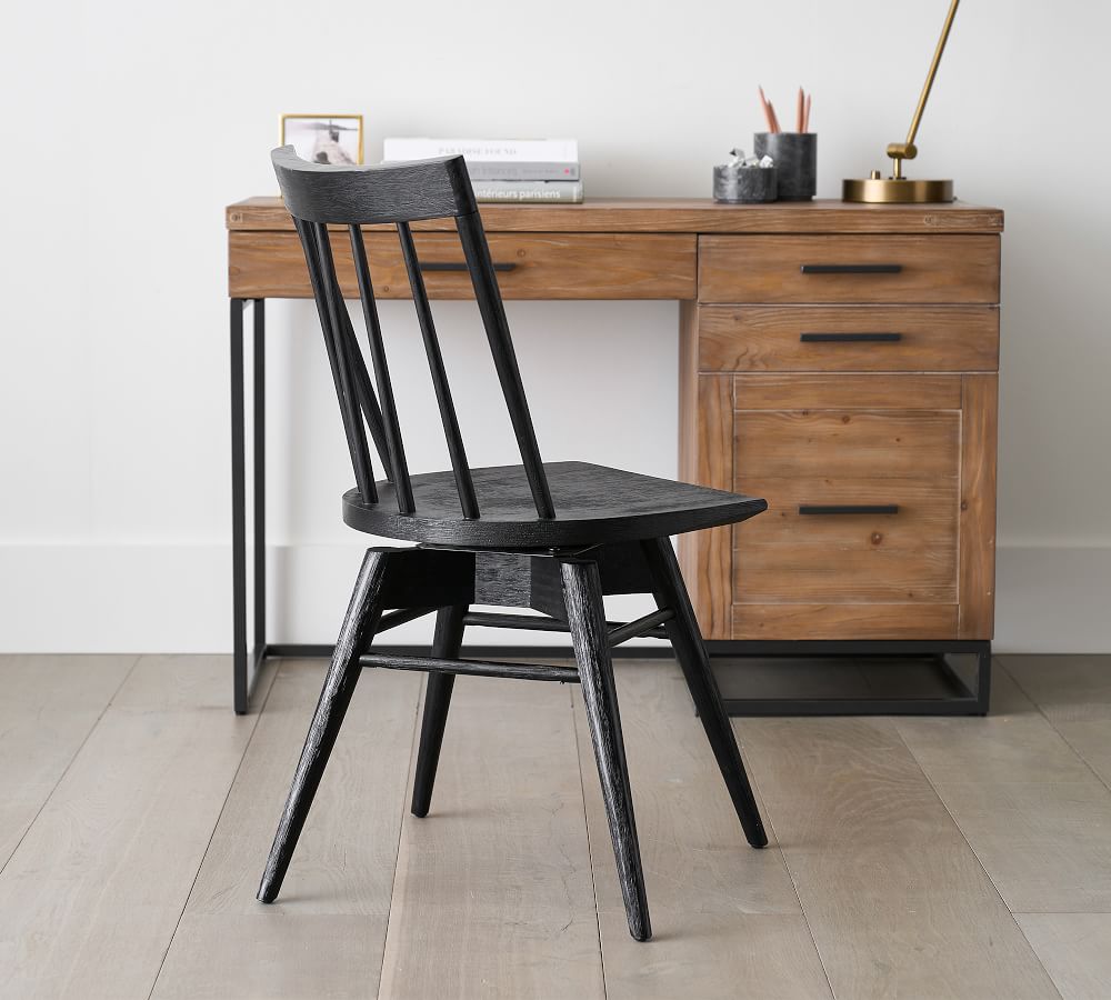 Shay Swivel Desk Chair Pottery Barn