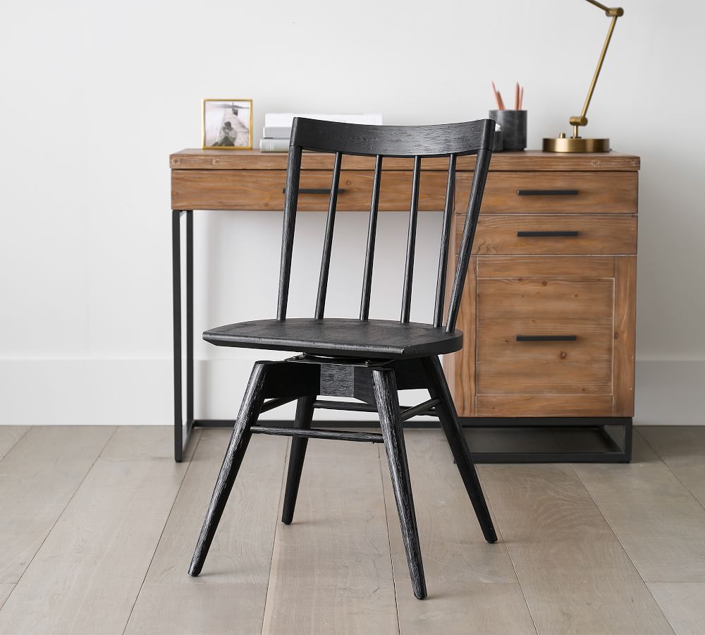 Shay Swivel Desk Chair Pottery Barn