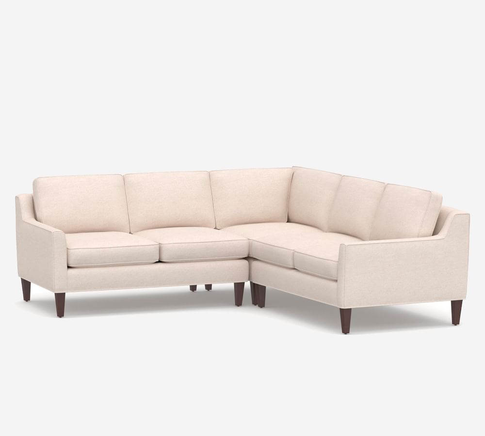 Beverly Upholstered 3Piece LSectional Pottery Barn