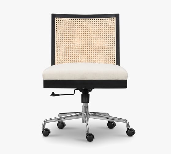 armless swivel desk chair