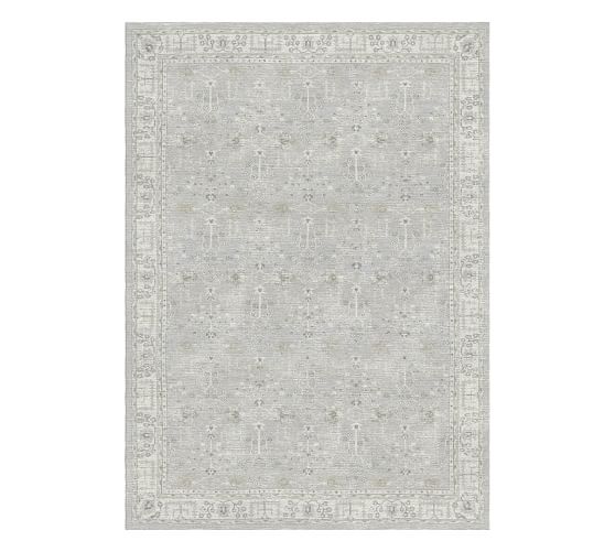 White Wool Rug Pottery Barn