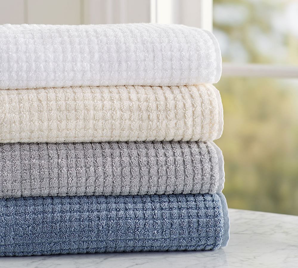 Aerospin™ QuickDry Organic Sculpted Towels Pottery Barn