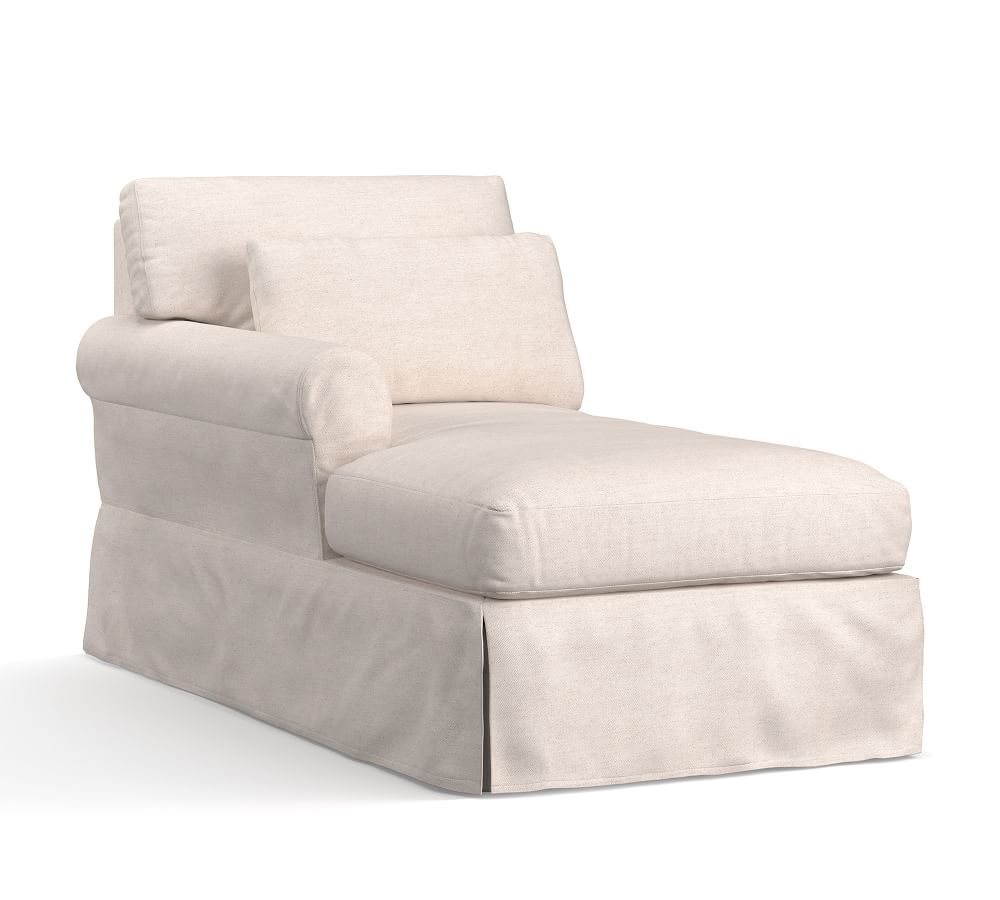 Build Your Own York Roll Arm Deep Seat Sectional Slipcovers Only