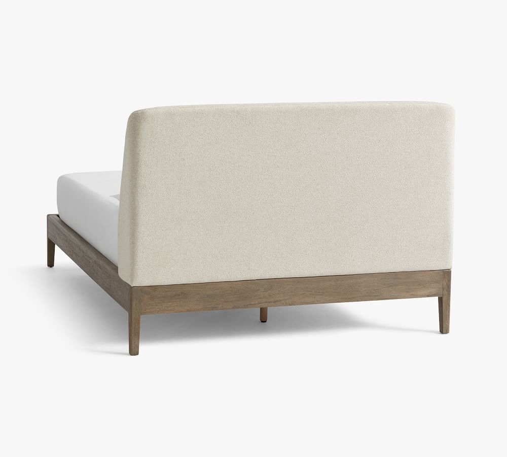 Layton Upholstered Platform Bed Pottery Barn