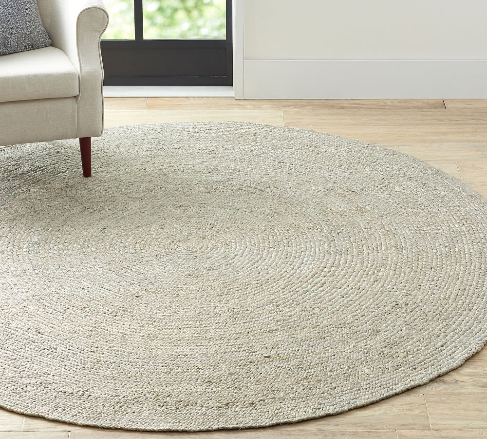 Round HandBraided Jute Rug Pottery Barn