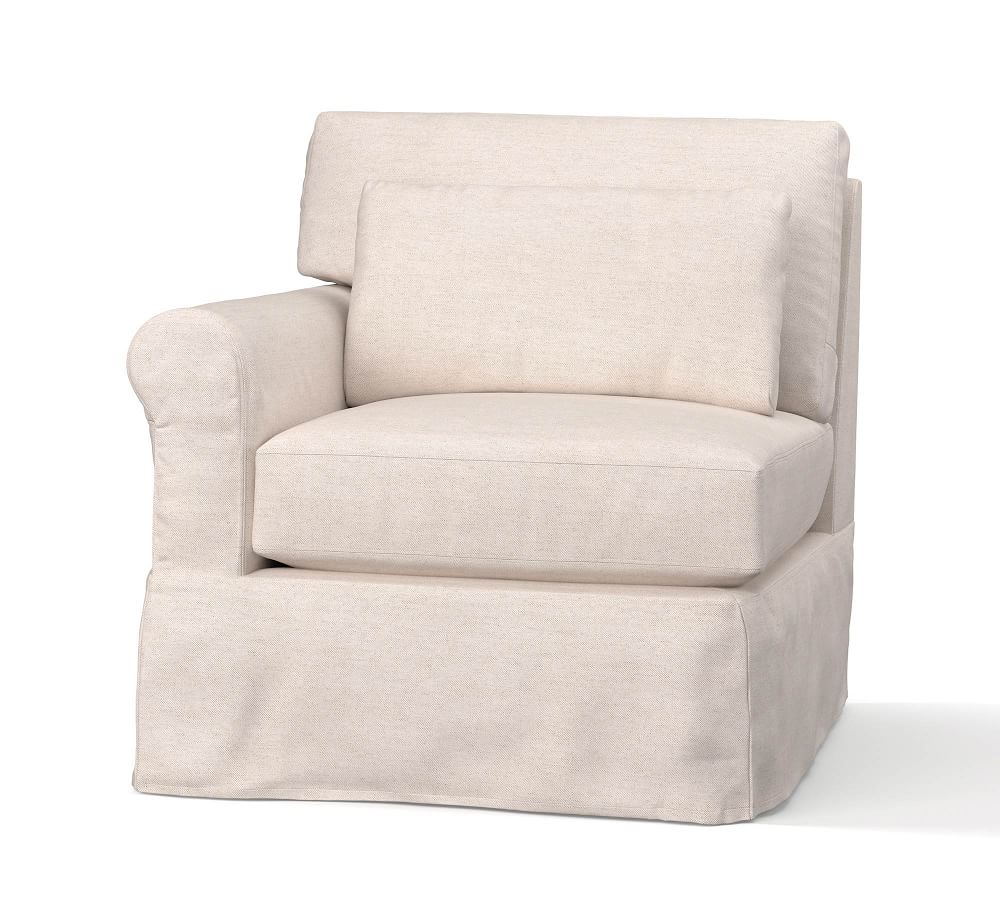 Build Your Own York Roll Arm Deep Seat Sectional Slipcovers Only