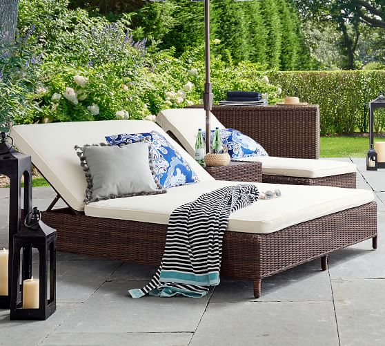 double chaise pool lounge