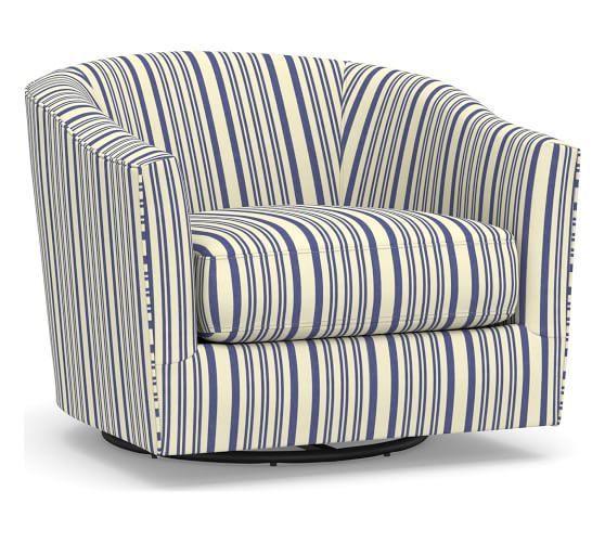 pottery barn harlow swivel chair