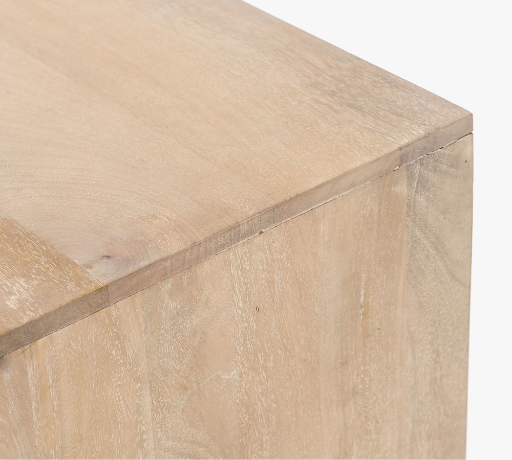 Dolores 65" Cane Media Console Pottery Barn