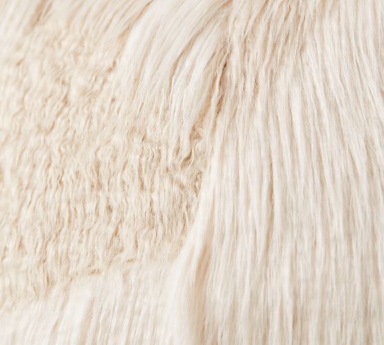 mongolian sheepskin bean bag