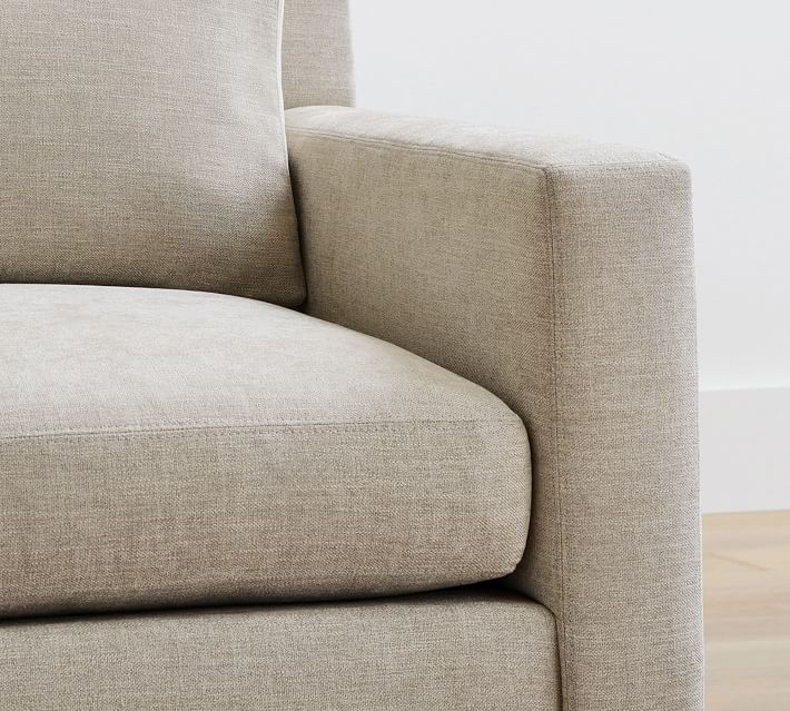 York Square Arm Fabric Sofa Pottery Barn