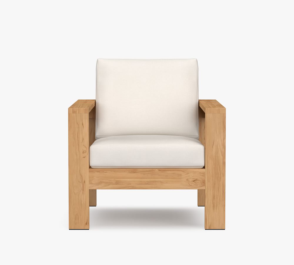 Malibu FSC® Teak Lounge Chair Pottery Barn