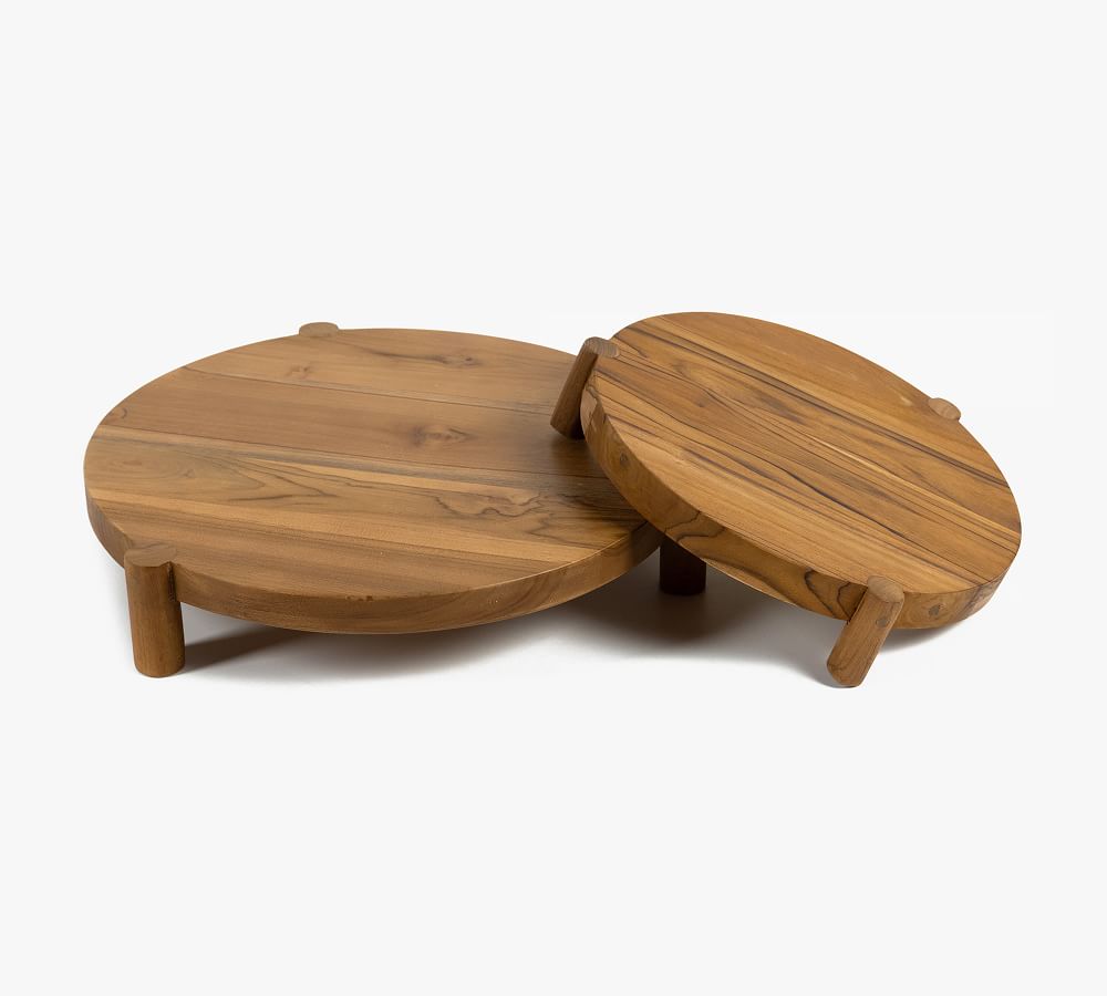 Teak Outdoor Tray Pottery Barn