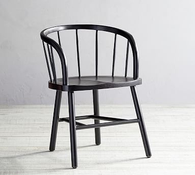 black captain dining chairs