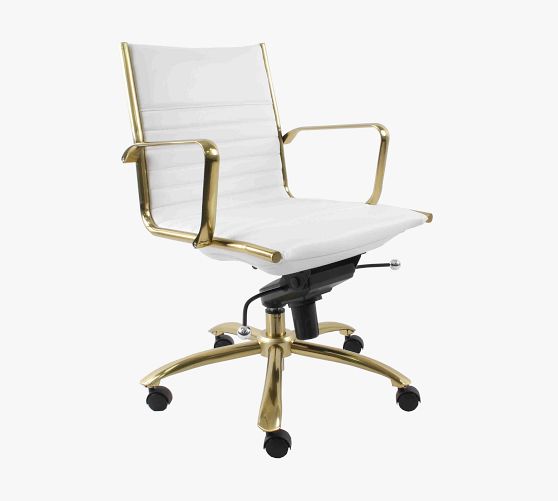 fowler low back swivel desk chair