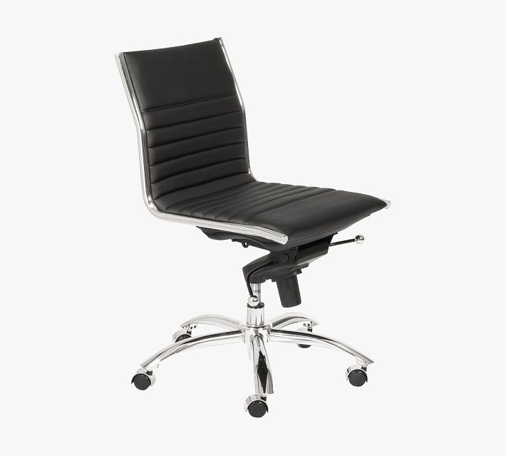 fowler armless desk chair